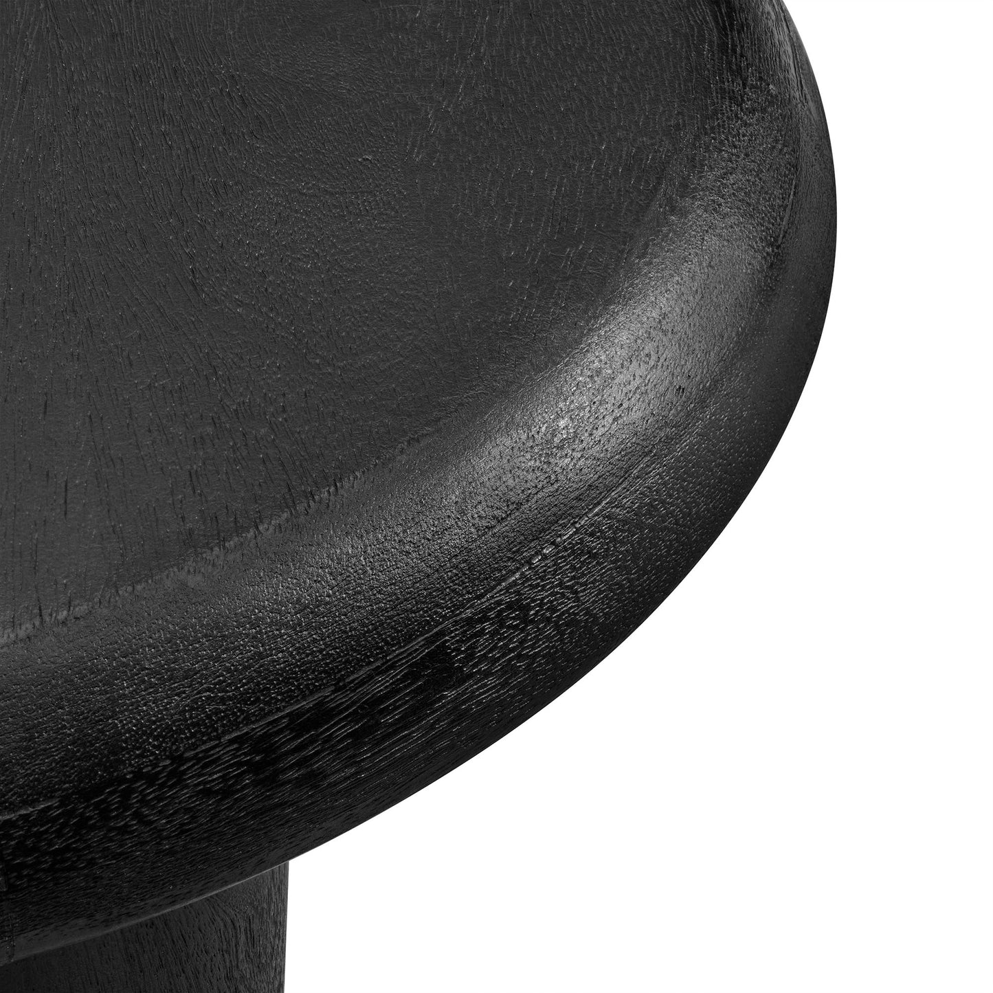 Modway - Mavina Mango Wood Side Table by Modway  Living Room Tables Black - EEI-7284-BLK