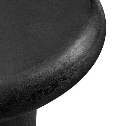 Modway - Mavina Mango Wood Side Table by Modway  Living Room Tables Black - EEI-7284-BLK