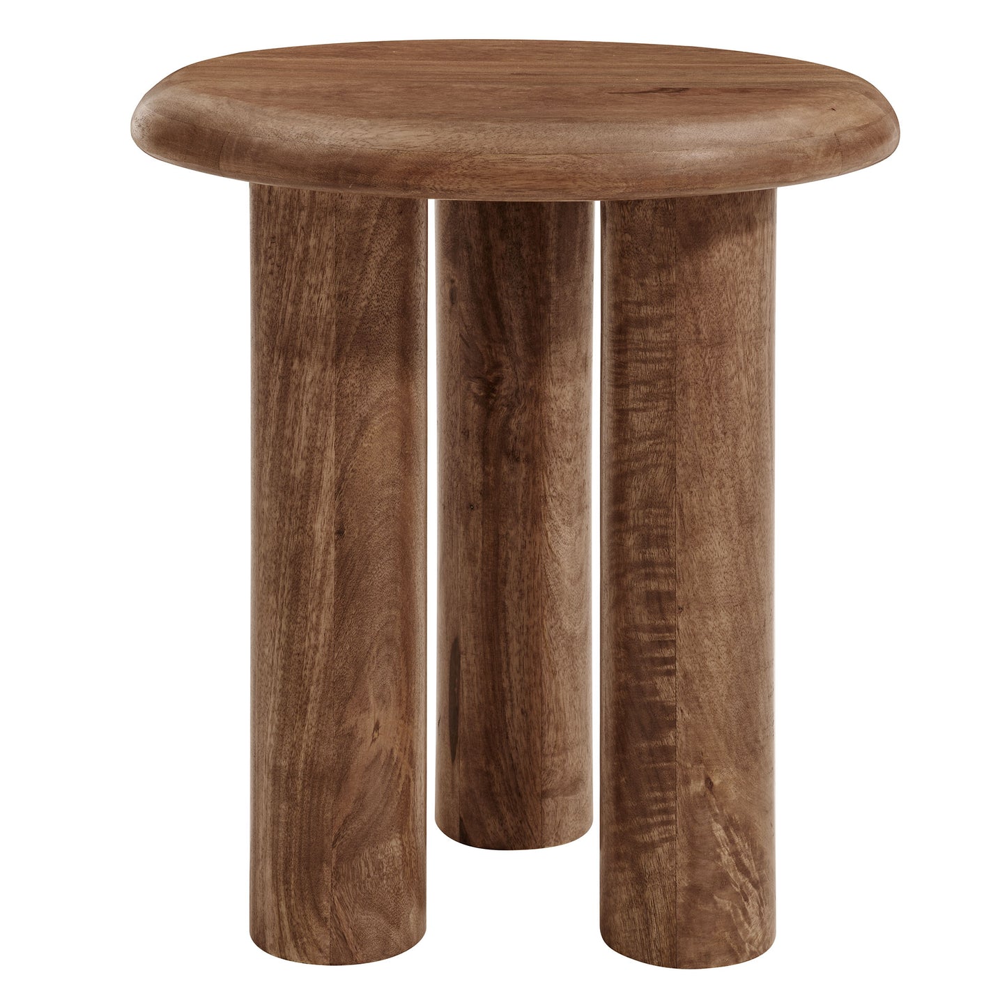 Modway - Mavina Mango Wood Side Table by Modway  Living Room Tables Brown - EEI-7284-WAL