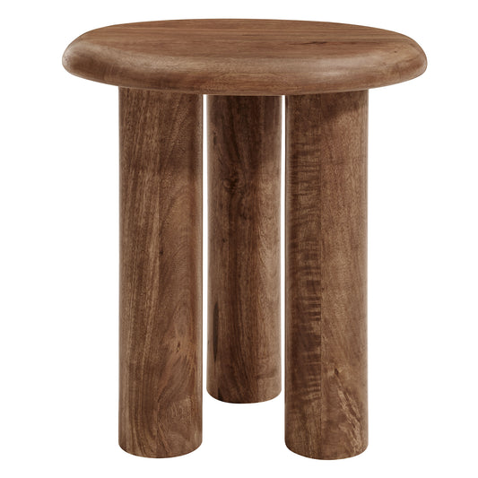 Modway - Mavina Mango Wood Side Table by Modway  Living Room Tables Brown - EEI-7284-WAL