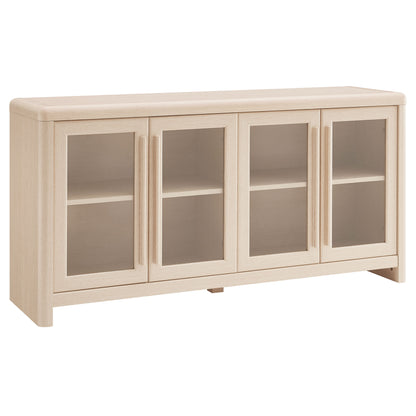 Modway - Evren 4-Door Sideboard Storage Display Cabinet by Modway  Living Room  Gray - EEI-7287-ASH