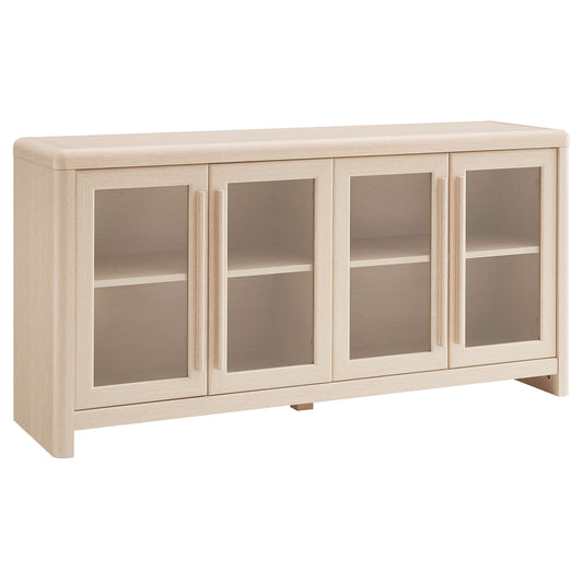 Modway - Evren 4-Door Sideboard Storage Display Cabinet by Modway  Living Room  Gray - EEI-7287-ASH