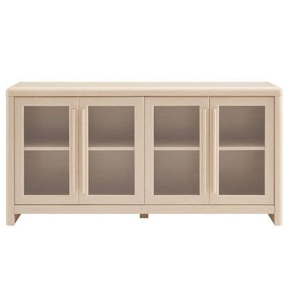 Modway - Evren 4-Door Sideboard Storage Display Cabinet by Modway  Living Room  Gray - EEI-7287-ASH