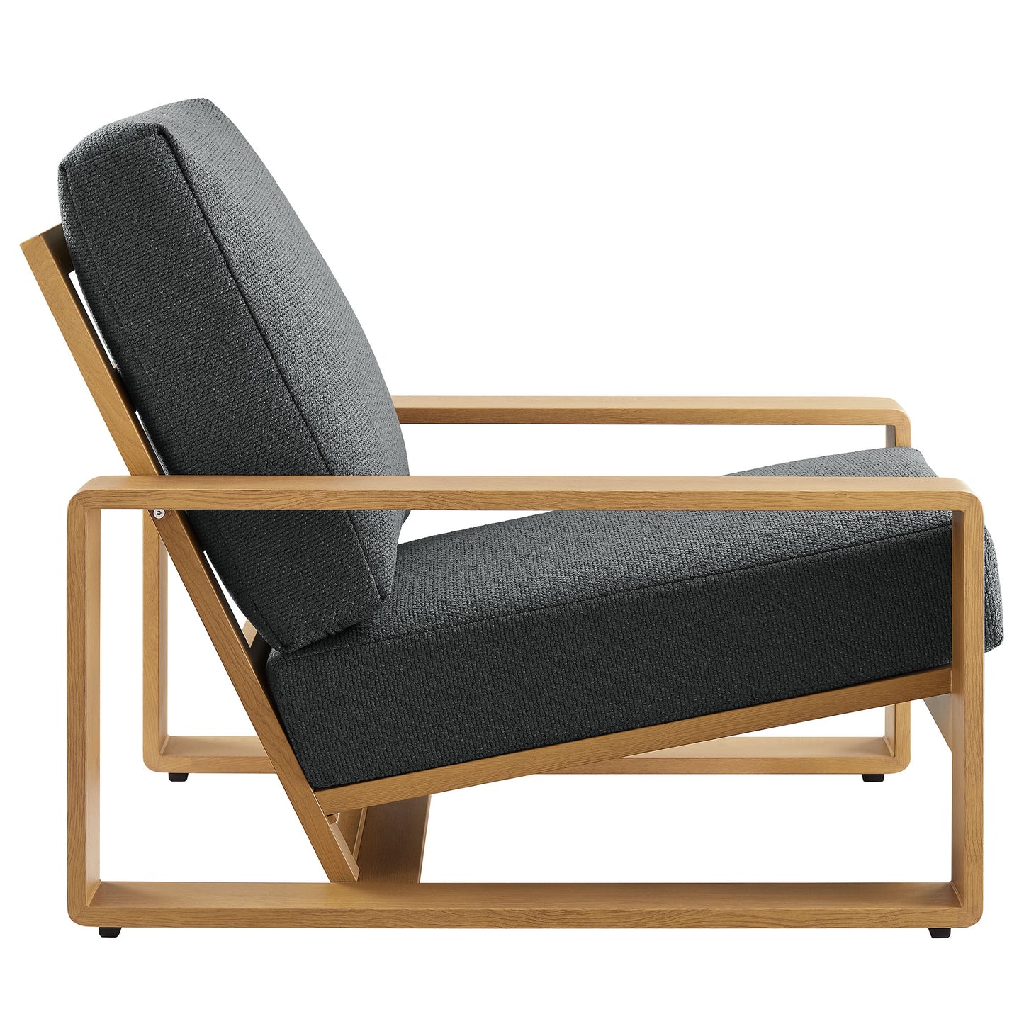 Modway - Lirienne Outdoor Patio Aluminum Faux Wood Armchairs Set of 2 by Modway  Outdoor Furniture Sofa Sectionals Brown - EEI-7305-CHA-NAT