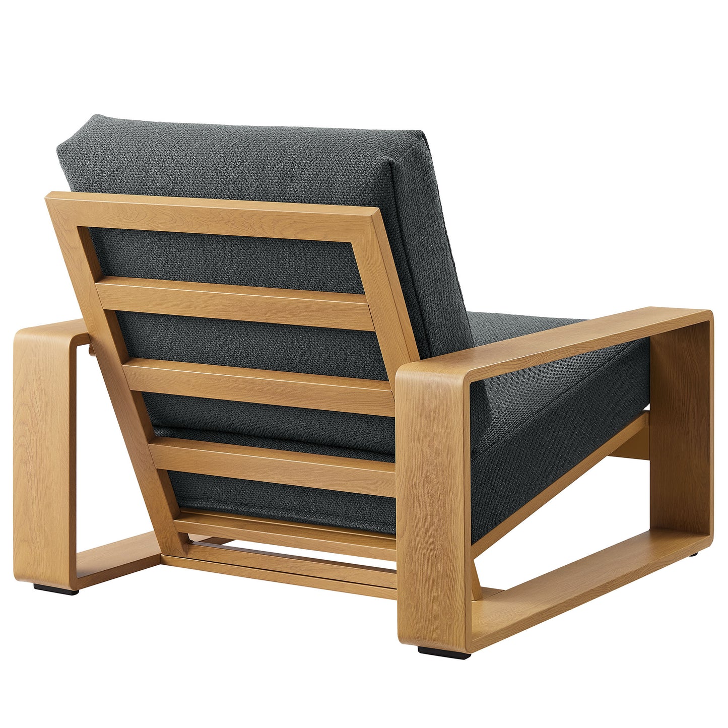 Modway - Lirienne Outdoor Patio Aluminum Faux Wood Armchairs Set of 2 by Modway  Outdoor Furniture Sofa Sectionals Brown - EEI-7305-CHA-NAT