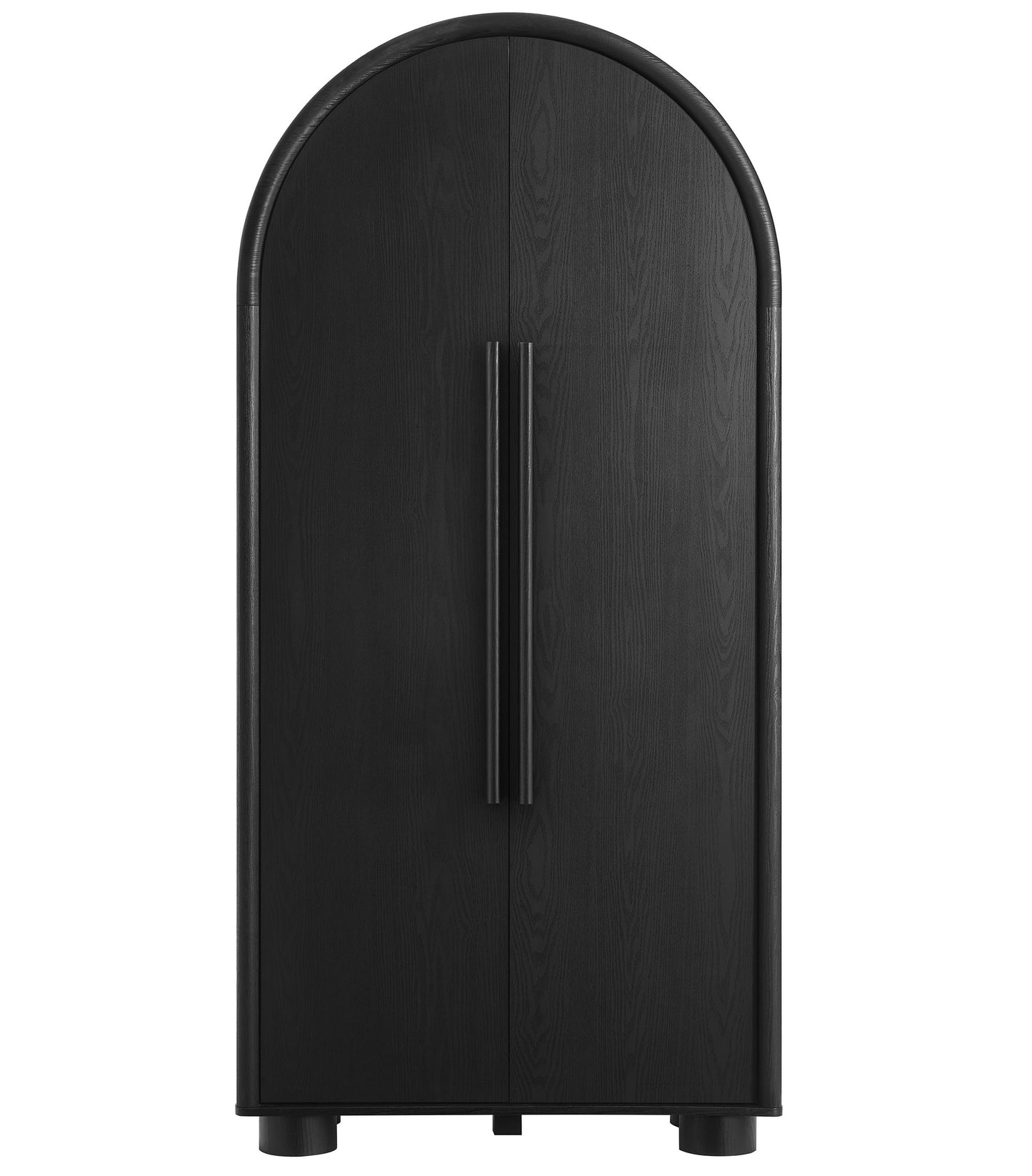 Modway - Bellamy Tall Arched Storage Cabinet by Modway  Living Room Decor Black - EEI-7313-BLK