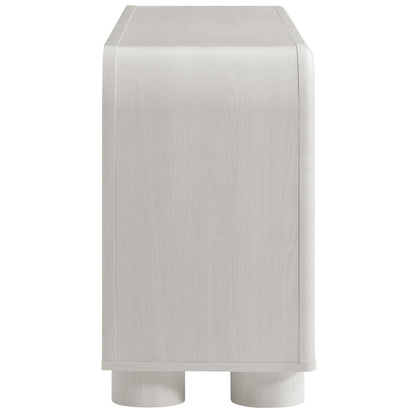 Modway - Bellamy Curved 4-Door Sideboard Cabinet by Modway  Living Room  Gray - EEI-7315-ASH