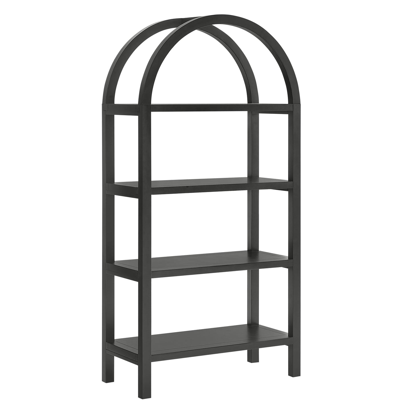 Modway - Vexley 60 Inch Arched Bookshelf by Modway Living Room Decor Black - EEI-7317-BLK
