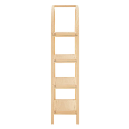 Modway - Vexley 60 Inch Arched Bookshelf by Modway Living Room Decor Natural - EEI-7317-NAT