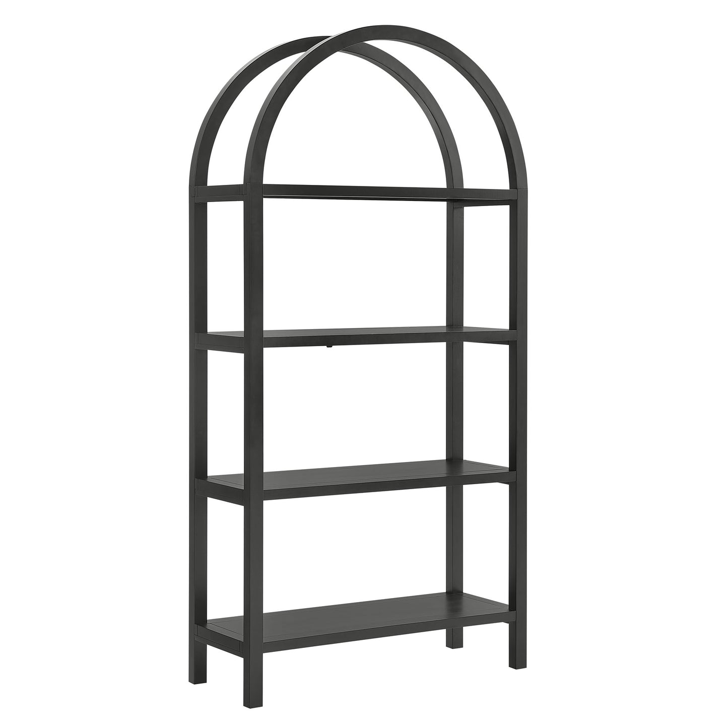 Modway - Vexley 72 Inch Large Arched Bookshelf by Modway Living Room Decor Black - EEI-7318-BLK