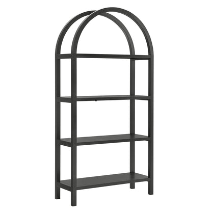 Modway - Vexley 72 Inch Large Arched Bookshelf by Modway Living Room Decor Black - EEI-7318-BLK