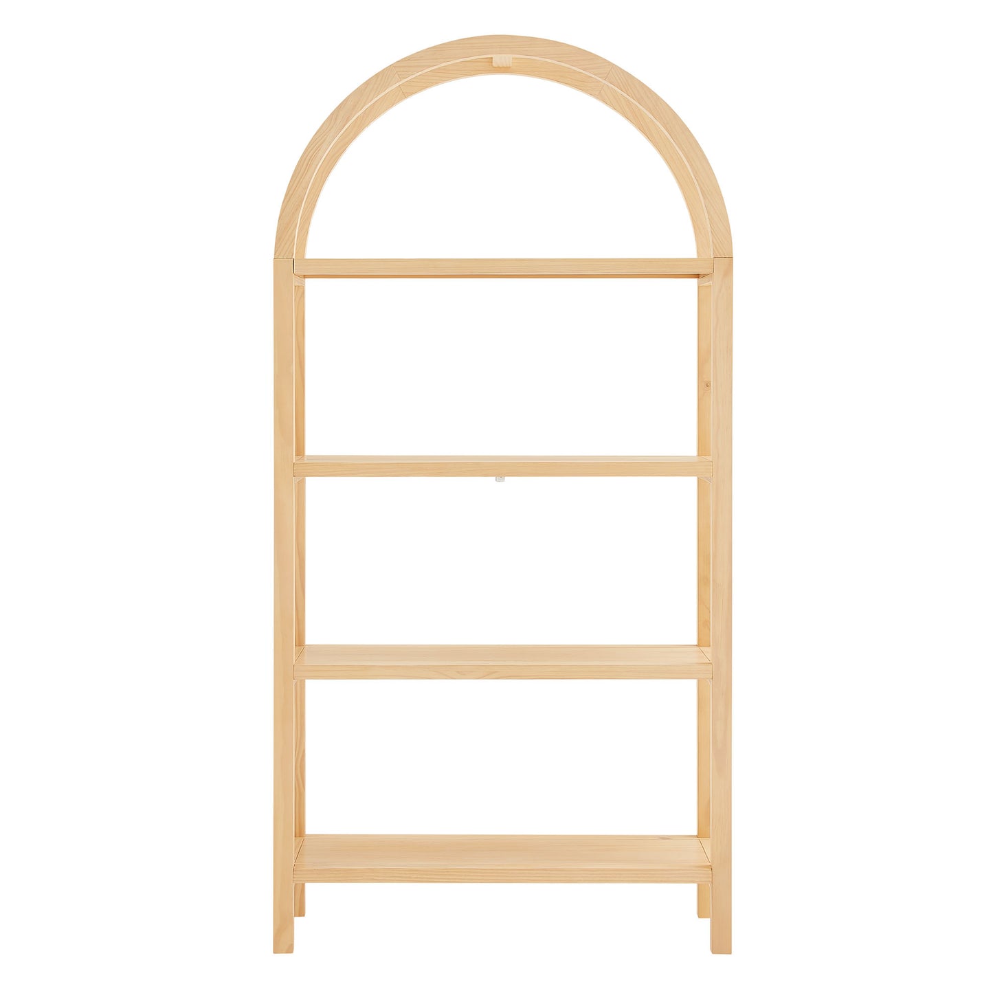 Modway - Vexley 72 Inch Large Arched Bookshelf by Modway Living Room Decor Natural - EEI-7318-NAT