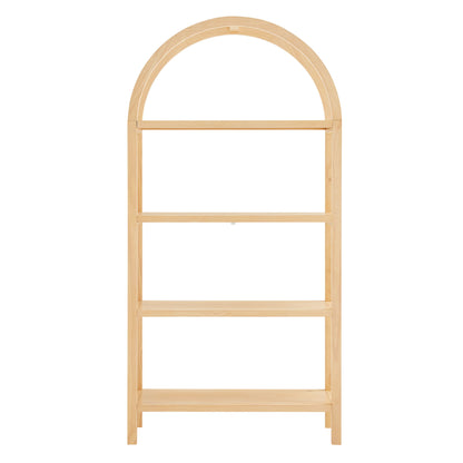 Modway - Vexley 72 Inch Large Arched Bookshelf by Modway Living Room Decor Natural - EEI-7318-NAT