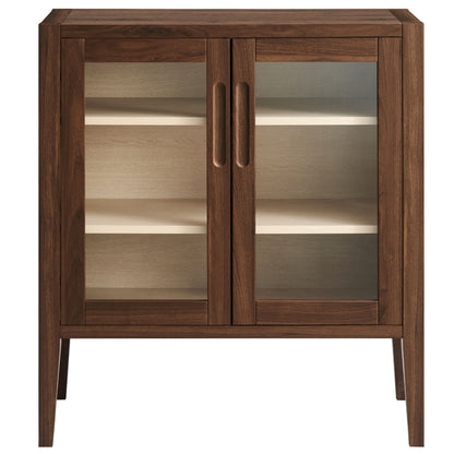 Modway - Nell 36" Accent Cabinet by Modway  Living Room Decor Brown - EEI-7321-WAL-ASH