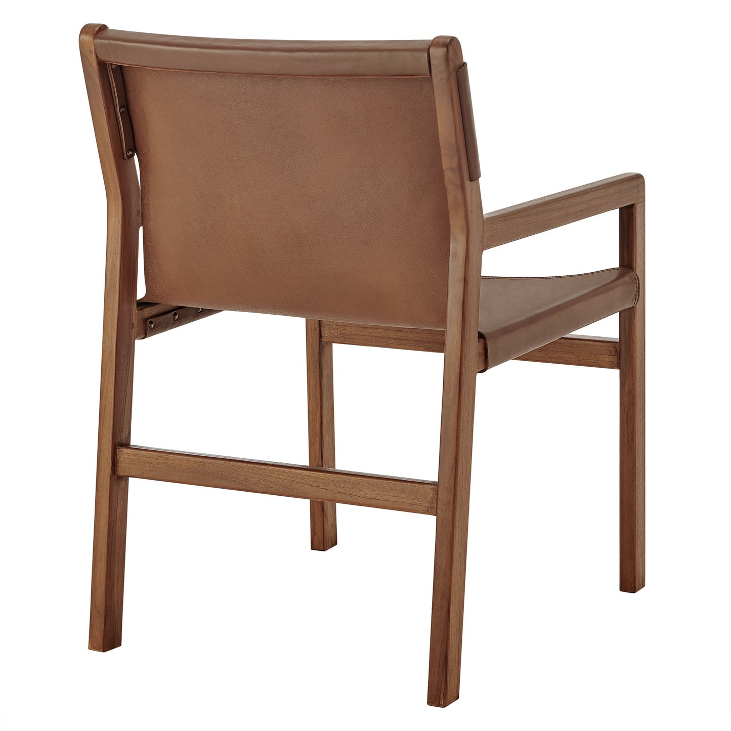 Modway - Sonora Leather Dining Chair by Modway Bar and Dining Dining Chairs Nutmeg Brown - EEI-7325-NUT