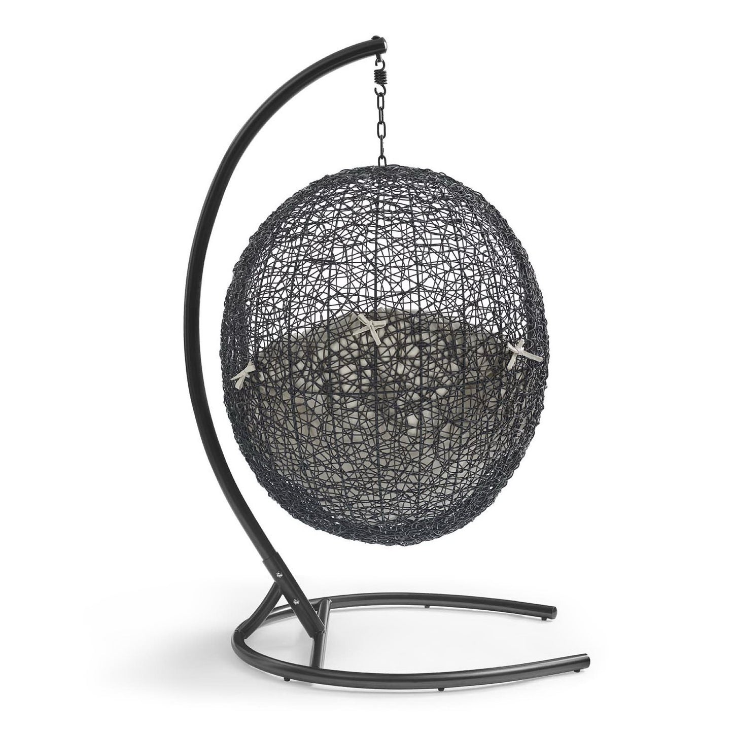 Modway - Encase Swing Outdoor Patio Lounge Chair by Modway  Outdoor Furniture Daybeds and Lounges Brown - EEI-739-BEI-SET