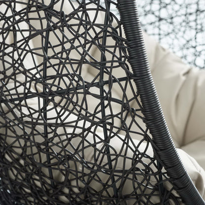 Modway - Encase Swing Outdoor Patio Lounge Chair by Modway  Outdoor Furniture Daybeds and Lounges Brown - EEI-739-BEI-SET