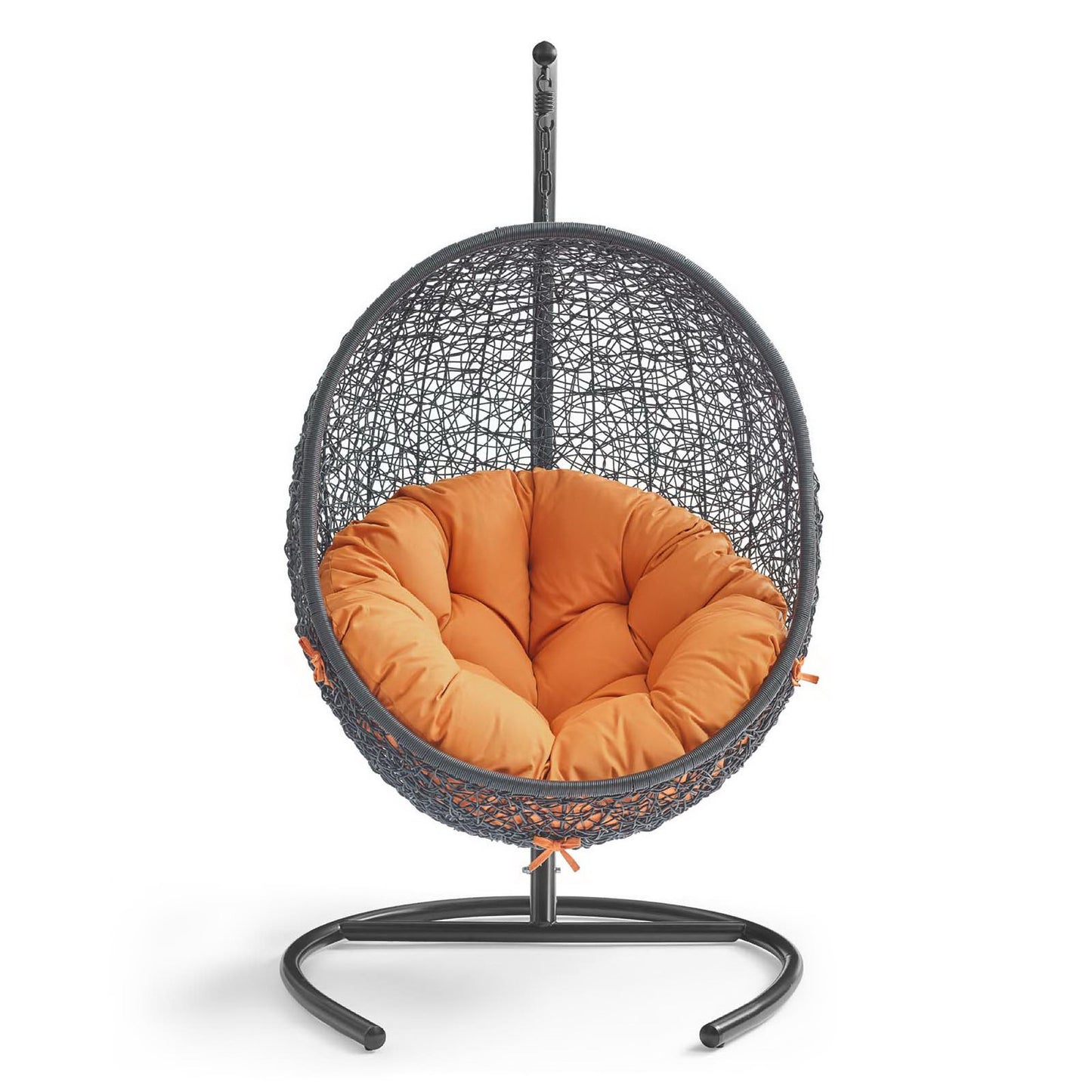 Modway - Encase Swing Outdoor Patio Lounge Chair by Modway  Outdoor Furniture Daybeds and Lounges Orange - EEI-739-ORA-SET