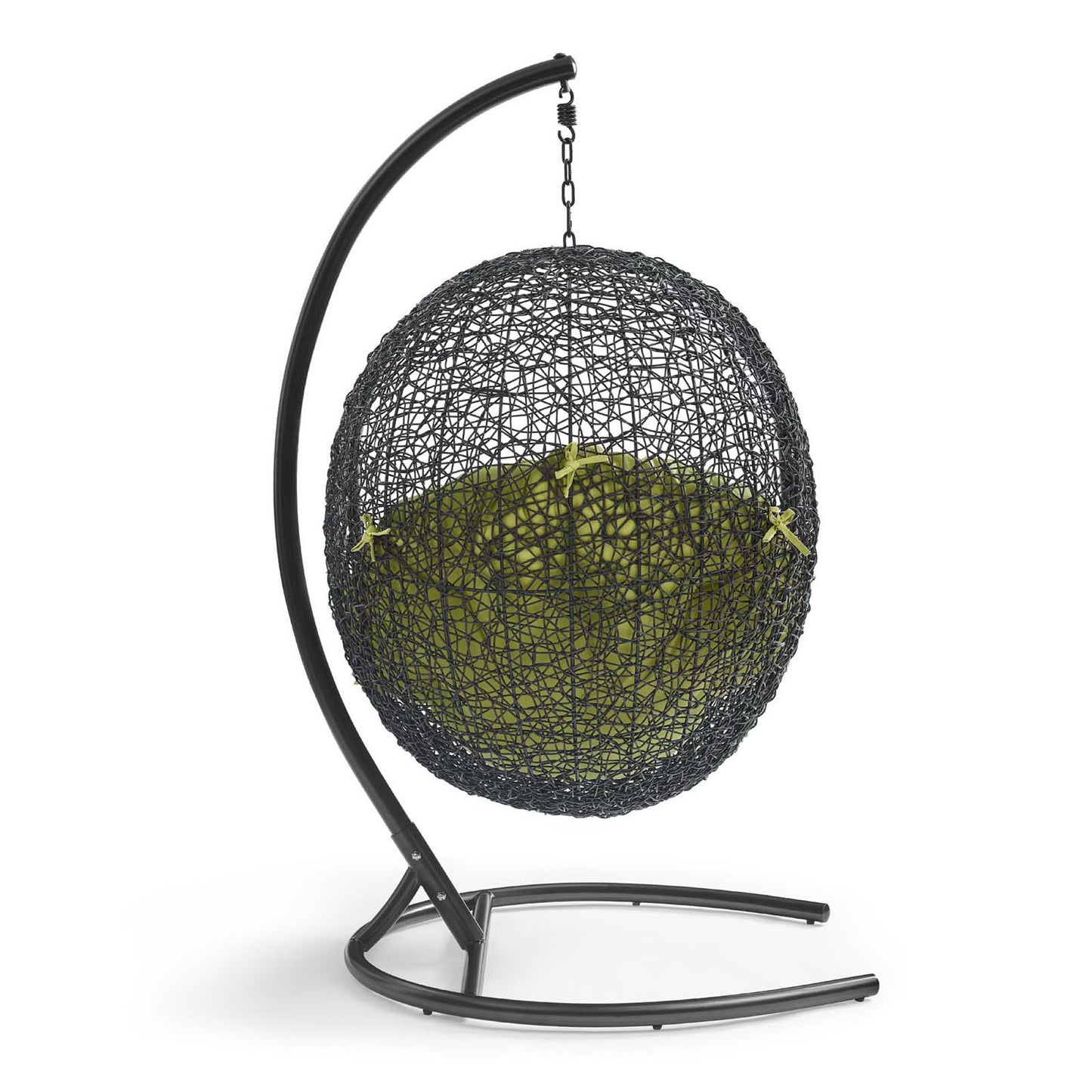 Modway - Encase Swing Outdoor Patio Lounge Chair by Modway  Outdoor Furniture Daybeds and Lounges Green - EEI-739-PER-SET