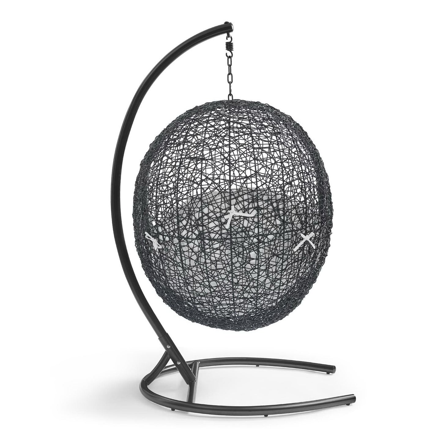 Modway - Encase Swing Outdoor Patio Lounge Chair by Modway  Outdoor Furniture Daybeds and Lounges White - EEI-739-SET