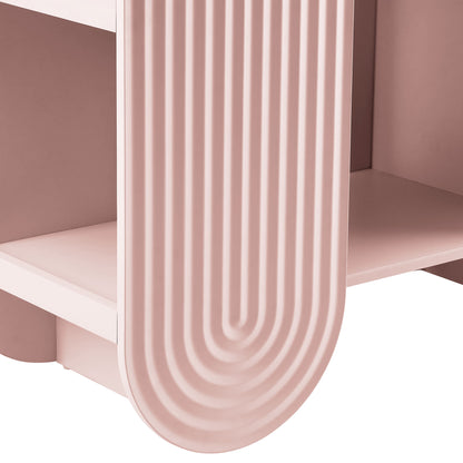 Modway - Daydream 58" Arched Bookshelf by Modway  Living Room Decor Red - EEI-7390-SPN