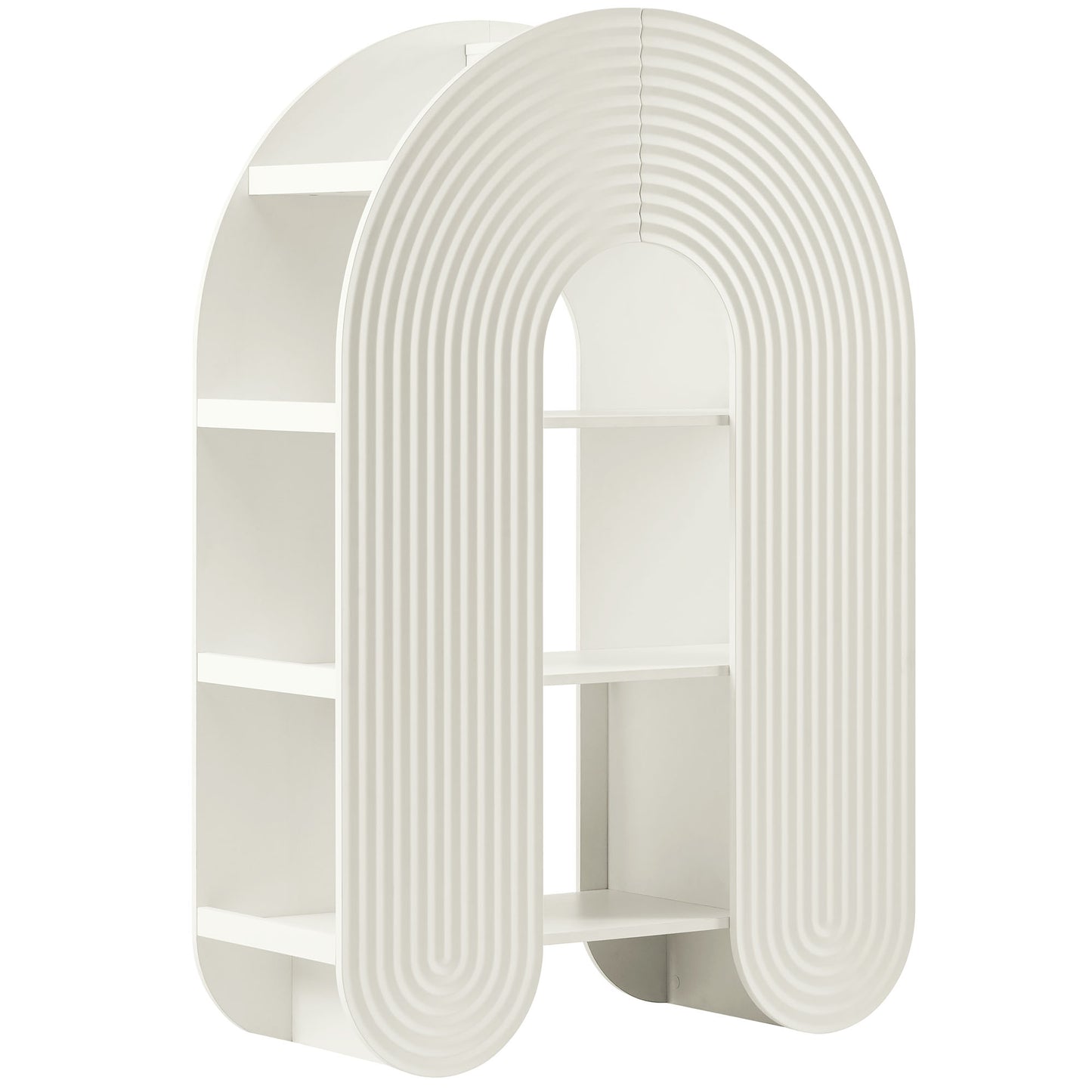 Modway - Daydream 58" Arched Bookshelf by Modway  Living Room Decor White - EEI-7390-WHI