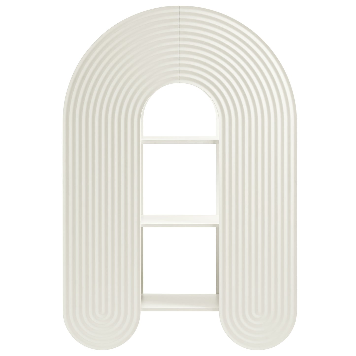 Modway - Daydream 58" Arched Bookshelf by Modway  Living Room Decor White - EEI-7390-WHI