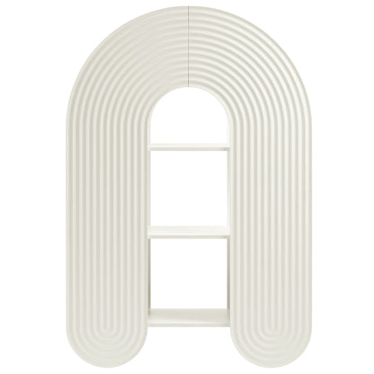 Modway - Daydream 58" Arched Bookshelf by Modway  Living Room Decor White - EEI-7390-WHI
