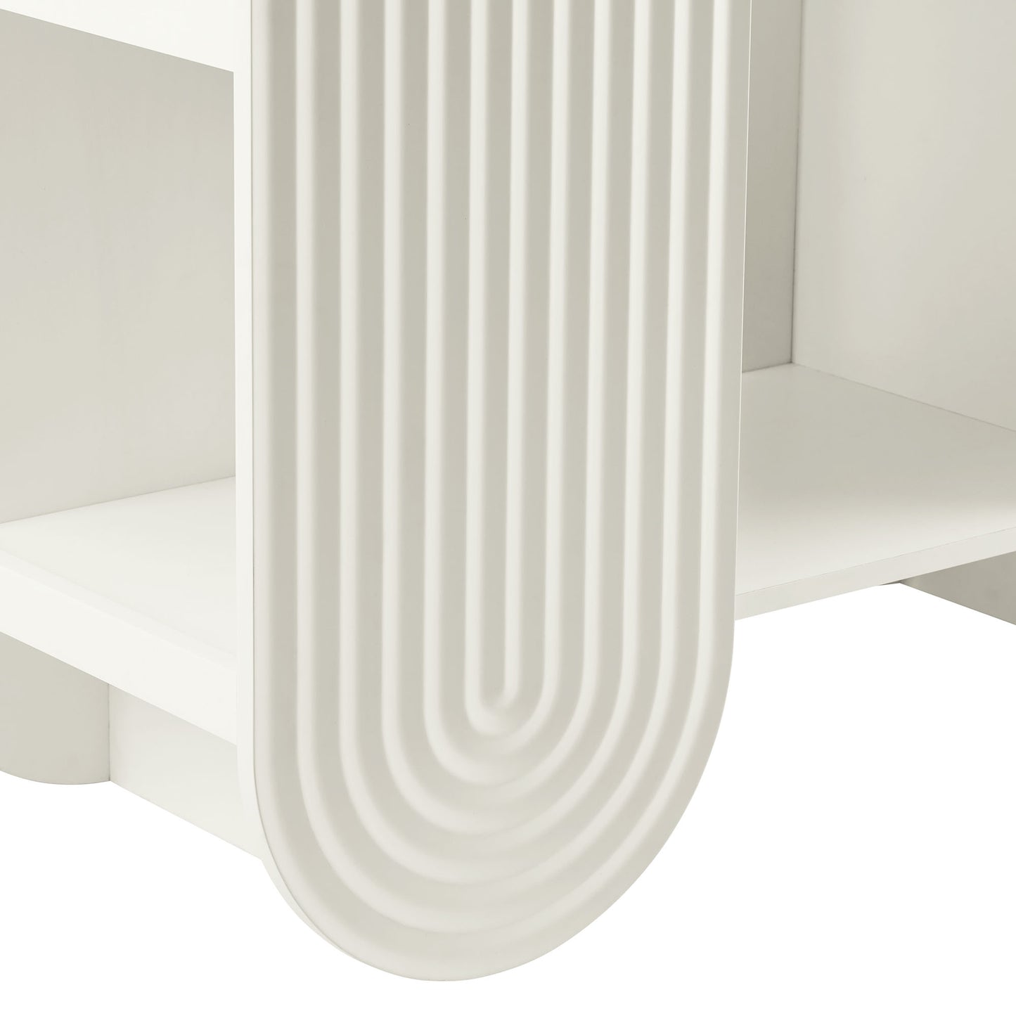 Modway - Daydream 58" Arched Bookshelf by Modway  Living Room Decor White - EEI-7390-WHI