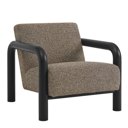 Modway - Sereno Boucle Accent Chair by Modway Living Room Sofas and Armchairs Earth Black - EEI-7391-ETH-BLK