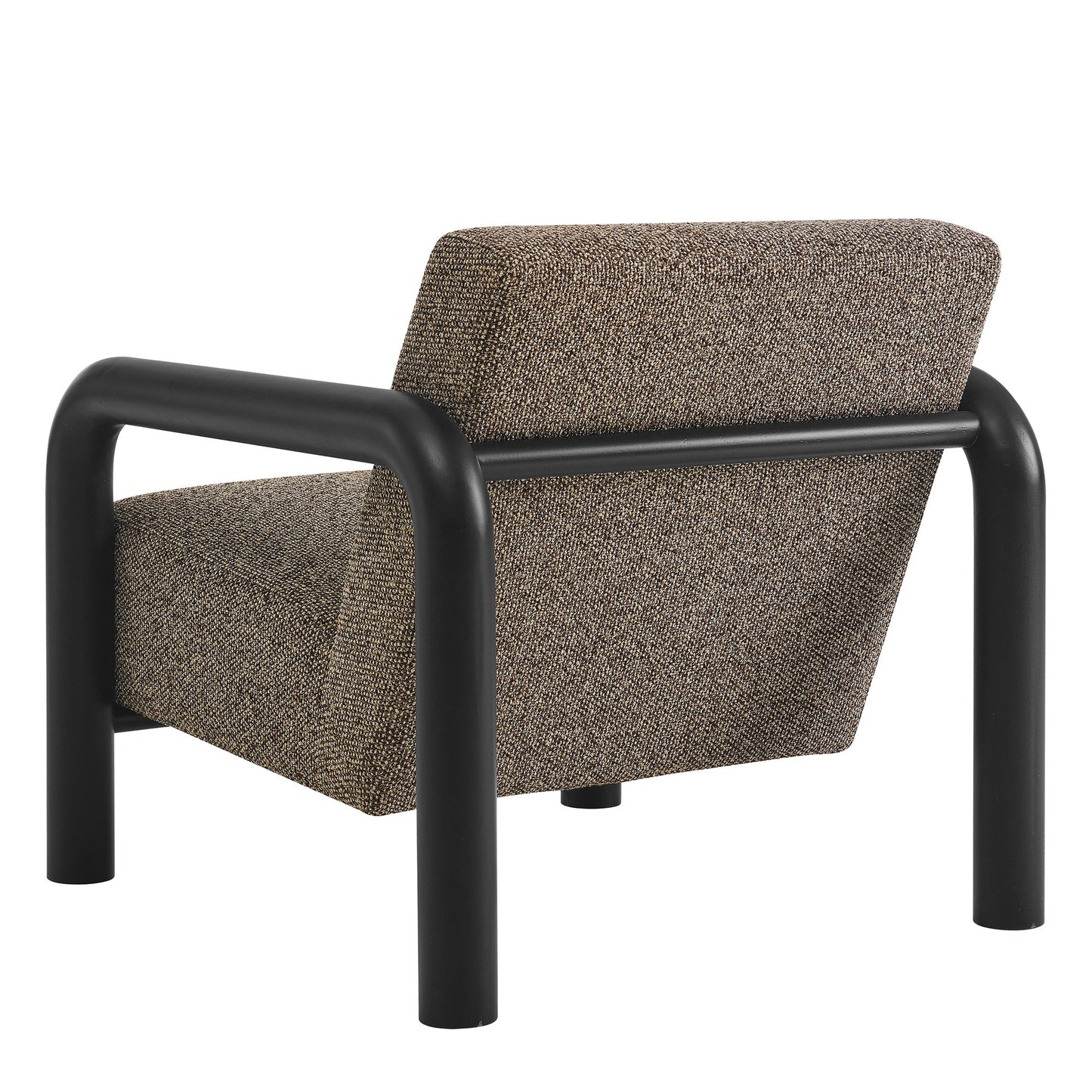 Modway - Sereno Boucle Accent Chair by Modway Living Room Sofas and Armchairs Earth Black - EEI-7391-ETH-BLK