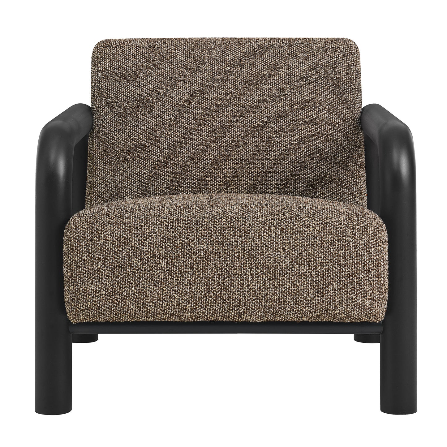 Modway - Sereno Boucle Accent Chair by Modway Living Room Sofas and Armchairs Earth Black - EEI-7391-ETH-BLK