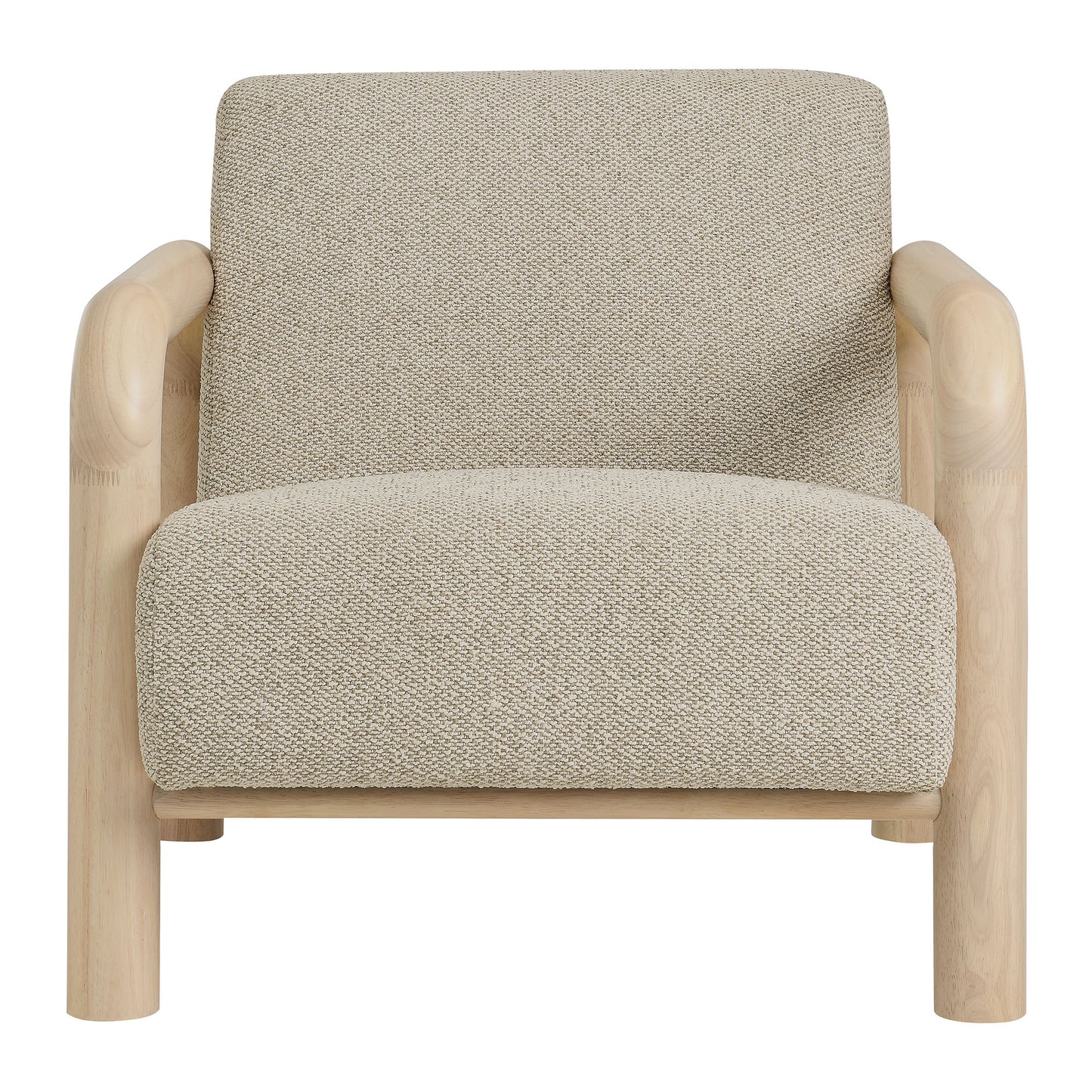Modway - Sereno Boucle Accent Chair by Modway Living Room Sofas and Armchairs Marble Oak - EEI-7391-MRB-OAK