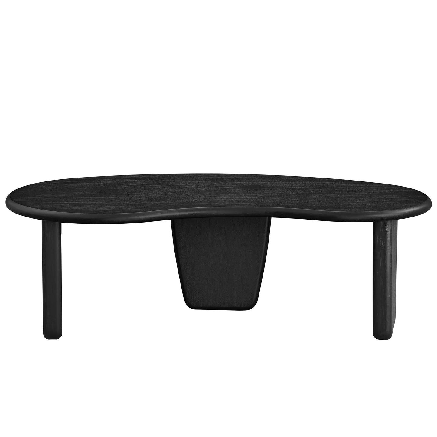 Modway - Vetra Kidney-Shaped Free Coffee Table by Modway Living Room Tables Black - EEI-7437-BLK
