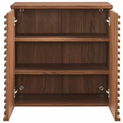 Modway - Render Wall Mounted Bathroom Cabinet by Modway Bathroom Vanities Walnut - EEI-7438-WAL