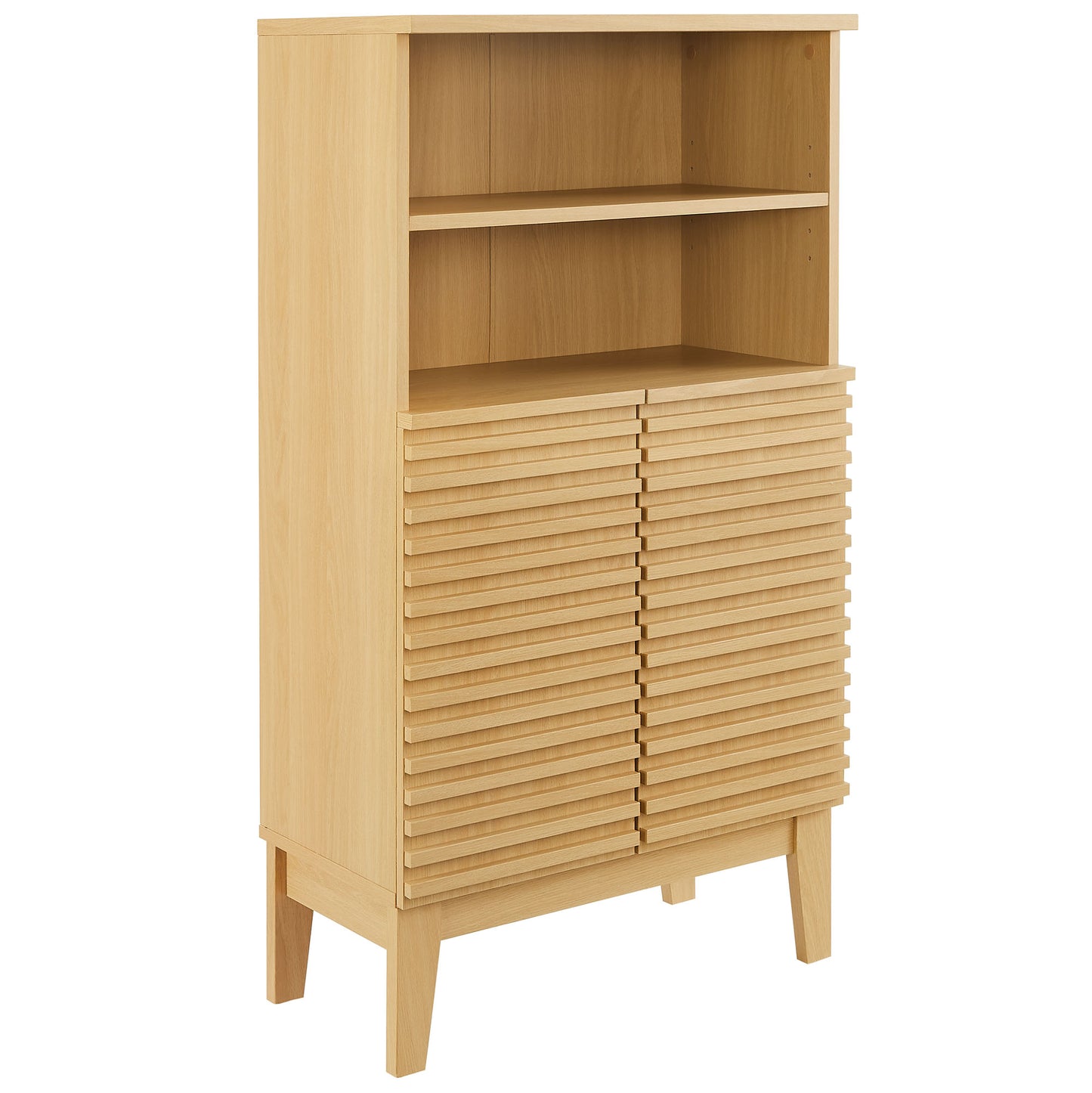 Modway - Render Freestanding Bathroom Storage Cabinet by Modway Bathroom Vanities Oak - EEI-7439-OAK