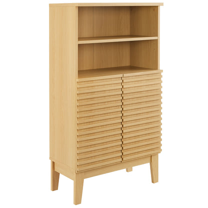 Modway - Render Freestanding Bathroom Storage Cabinet by Modway Bathroom Vanities Oak - EEI-7439-OAK
