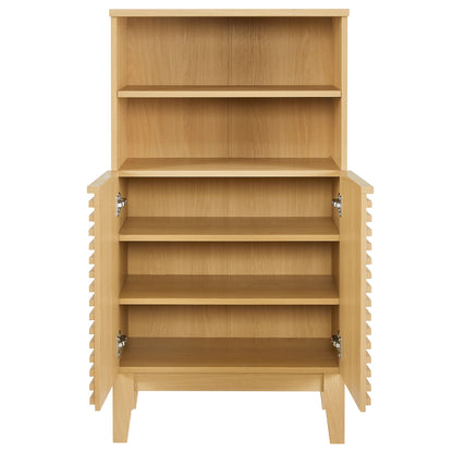 Modway - Render Freestanding Bathroom Storage Cabinet by Modway Bathroom Vanities Oak - EEI-7439-OAK