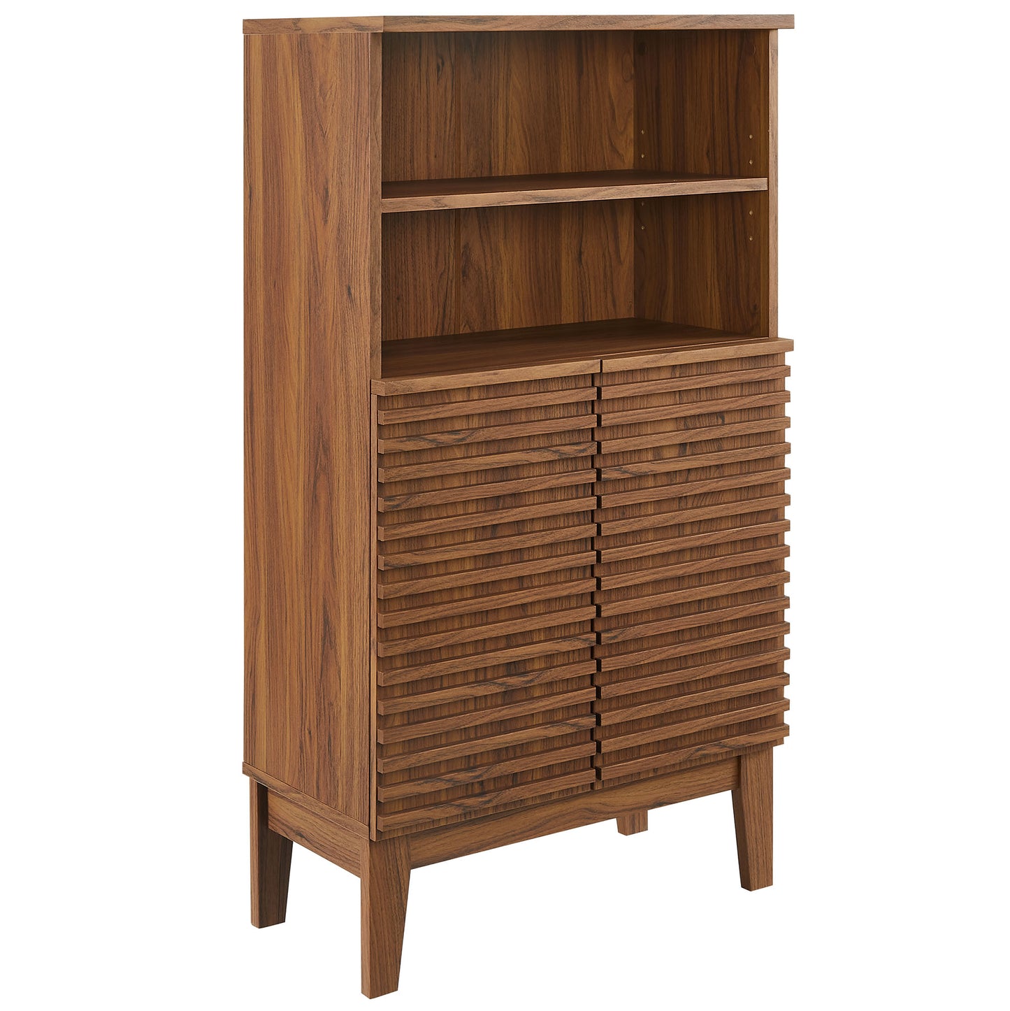 Modway - Render Freestanding Bathroom Storage Cabinet by Modway Bathroom Vanities Walnut - EEI-7439-WAL