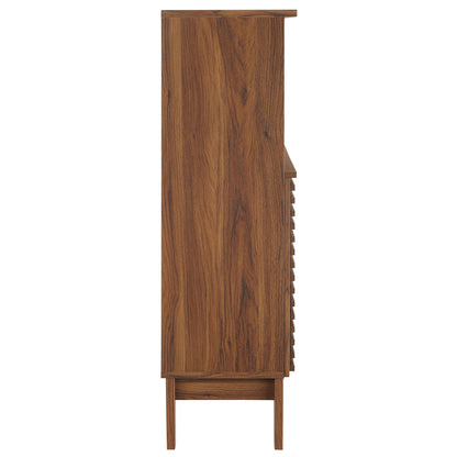 Modway - Render Freestanding Bathroom Storage Cabinet by Modway Bathroom Vanities Walnut - EEI-7439-WAL