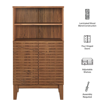 Modway - Render Freestanding Bathroom Storage Cabinet by Modway Bathroom Vanities Walnut - EEI-7439-WAL