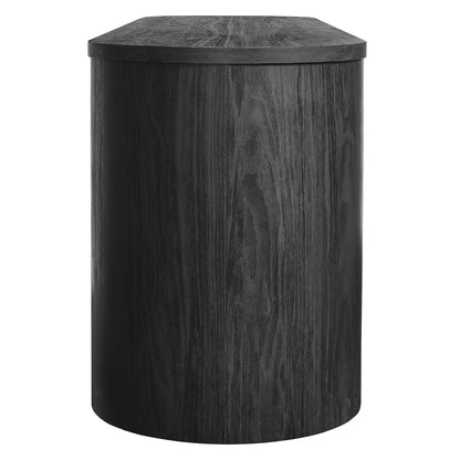 Modway - Duval 71 Inch Oval TV Cabinet by Modway Living Room Decor Black - EEI-7440-BLK