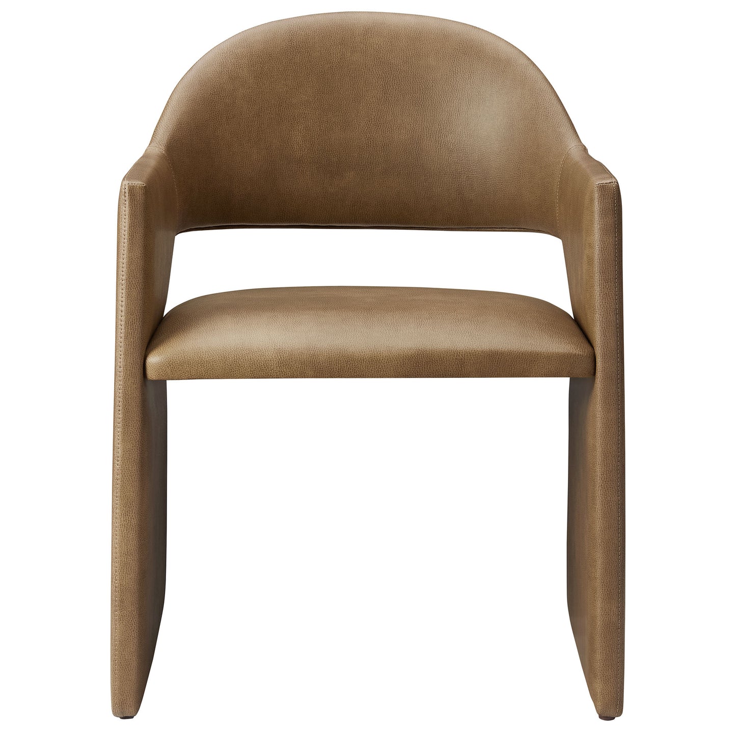 Modway - Talia Vegan Leather Dining Armchair by Modway Bar and Dining Dining Chairs Toast - EEI-7442-TST