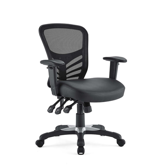 Modway - Articulate Vinyl Office Chair by Modway  Office Furniture Office Chairs Black - EEI-755-BLK