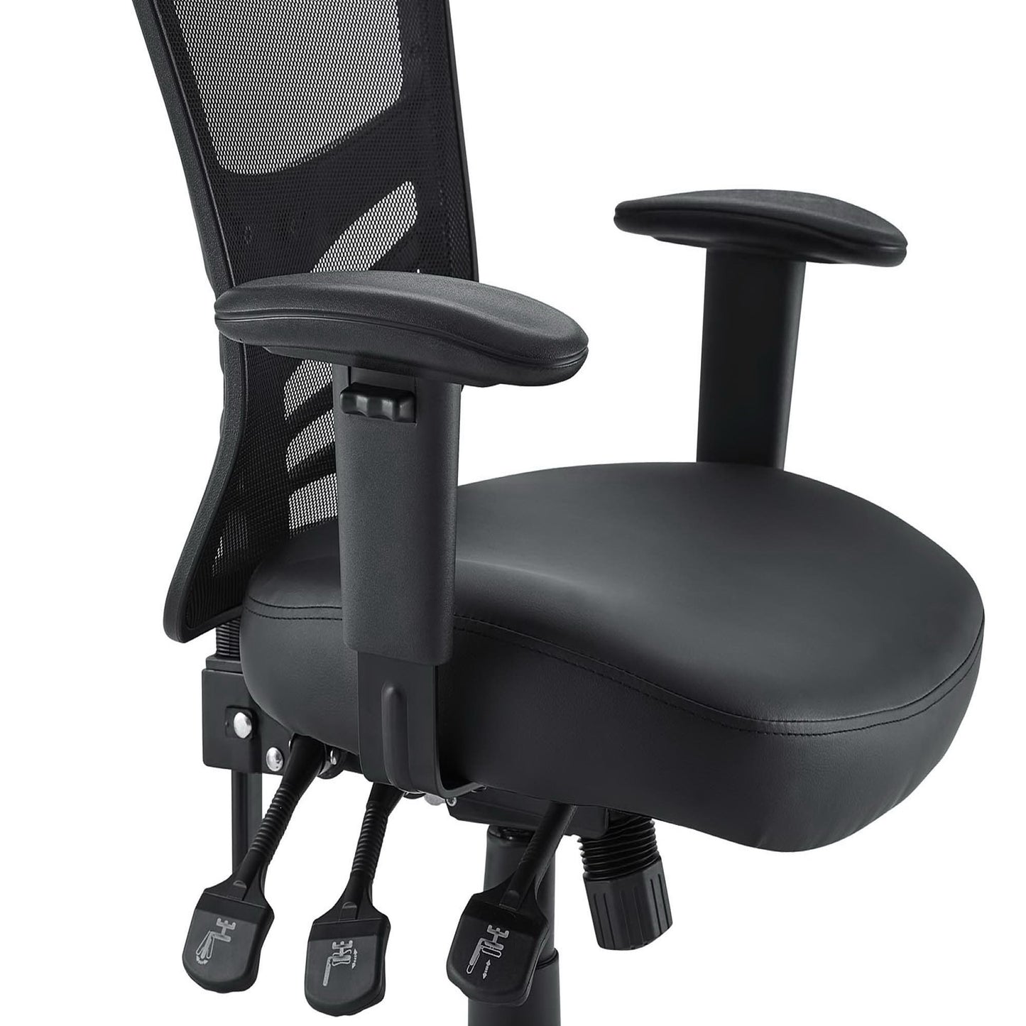 Modway - Articulate Vinyl Office Chair by Modway  Office Furniture Office Chairs Black - EEI-755-BLK