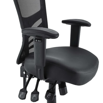 Modway - Articulate Vinyl Office Chair by Modway  Office Furniture Office Chairs Black - EEI-755-BLK