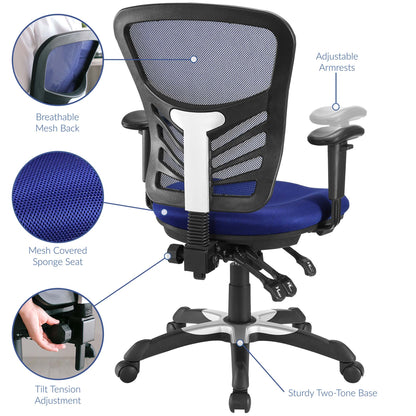 Modway - Articulate Mesh Office Chair by Modway  Office Furniture Office Chairs Blue - EEI-757-BLU