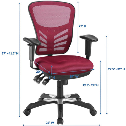 Modway Outlet Articulate Mesh Office Chair by Modway  Office Furniture Furniture Red - EEI-757-RED