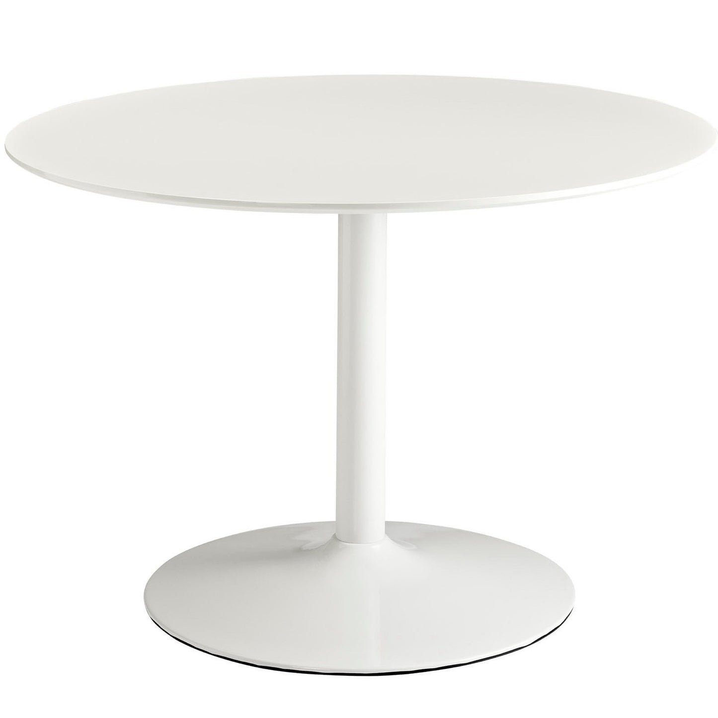 Modway - Revolve Round Wood Dining Table by Modway  Bar and Dining Bar and Dining Tables White - EEI-785-WHI