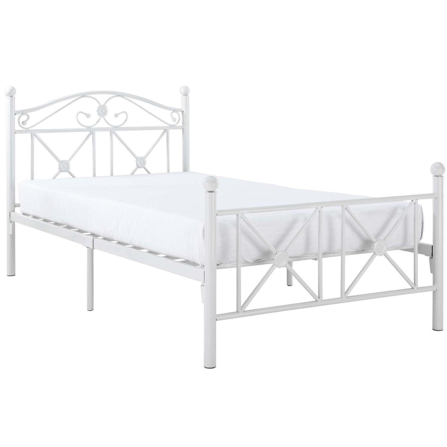 Modway Outlet Cottage Twin Bed by Modway  Bedroom Furniture White - EEI-799